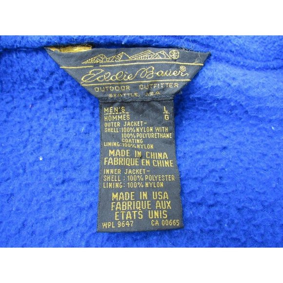 Eddie Bauer Mens Fleece Jacket - Picture 5 of 5